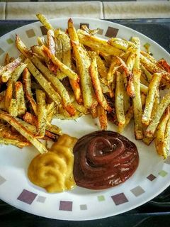 A picture of Salt Free Rosemary Garlic Fries.