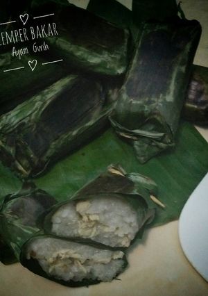 Foto resep Lemper bakar isi ayam gurih