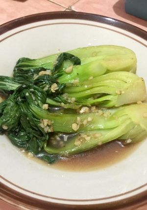 Foto resep Tumis sawi bawang putih