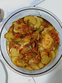 Una foto de Pixin con patatas panadera
