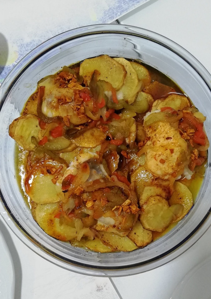Una foto de Pixin con patatas panadera