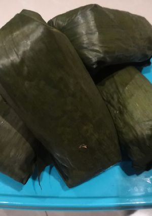 Foto resep Lontong isi sayur simpel
