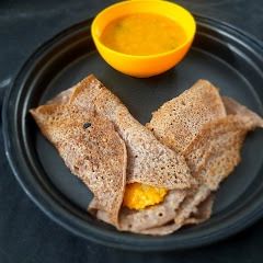 A picture of Ragi Masala Dosa.