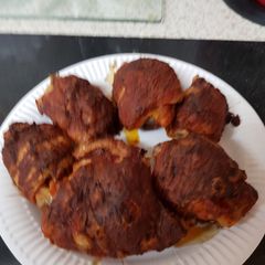 My Hot & Spicey Chicken Thighs. 🙄 A picture of My Hot & Spicey Chicken Thighs. 🙄.
