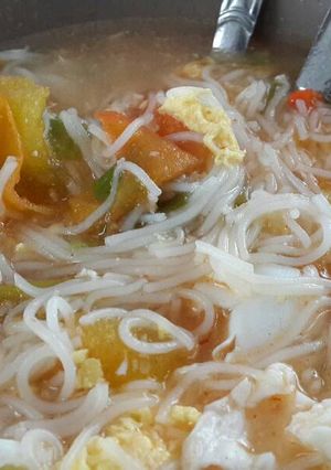 Foto resep Homemade bihun kuah segaarr!