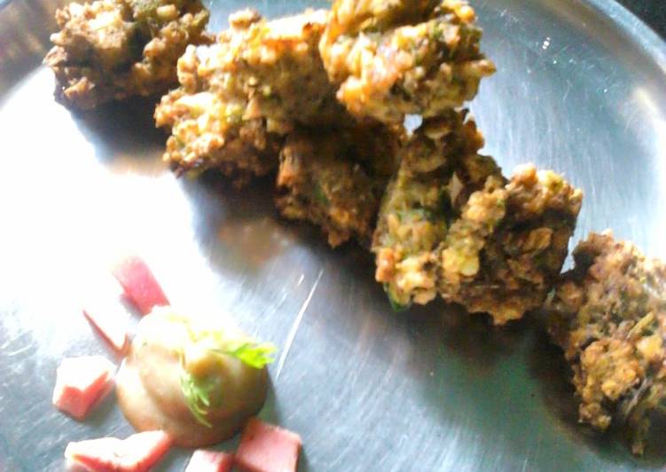 Step-by-Step Guide to Make Quick Oats moong (sprouts)pakoda