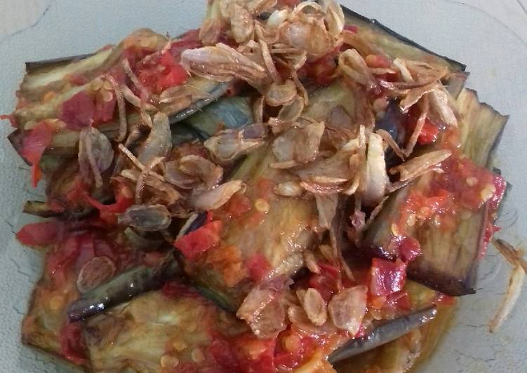 Sambal pecak terong