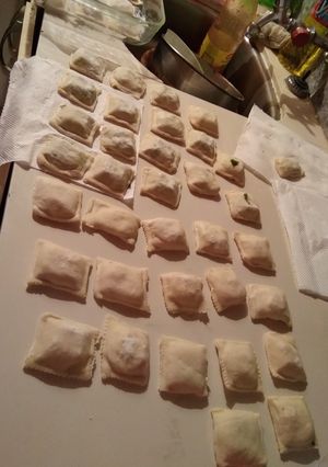 Una foto de Raviolones caseros