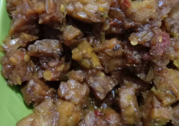 Proses Menyiapkan Tempe Pedas Manis Anti Gagal