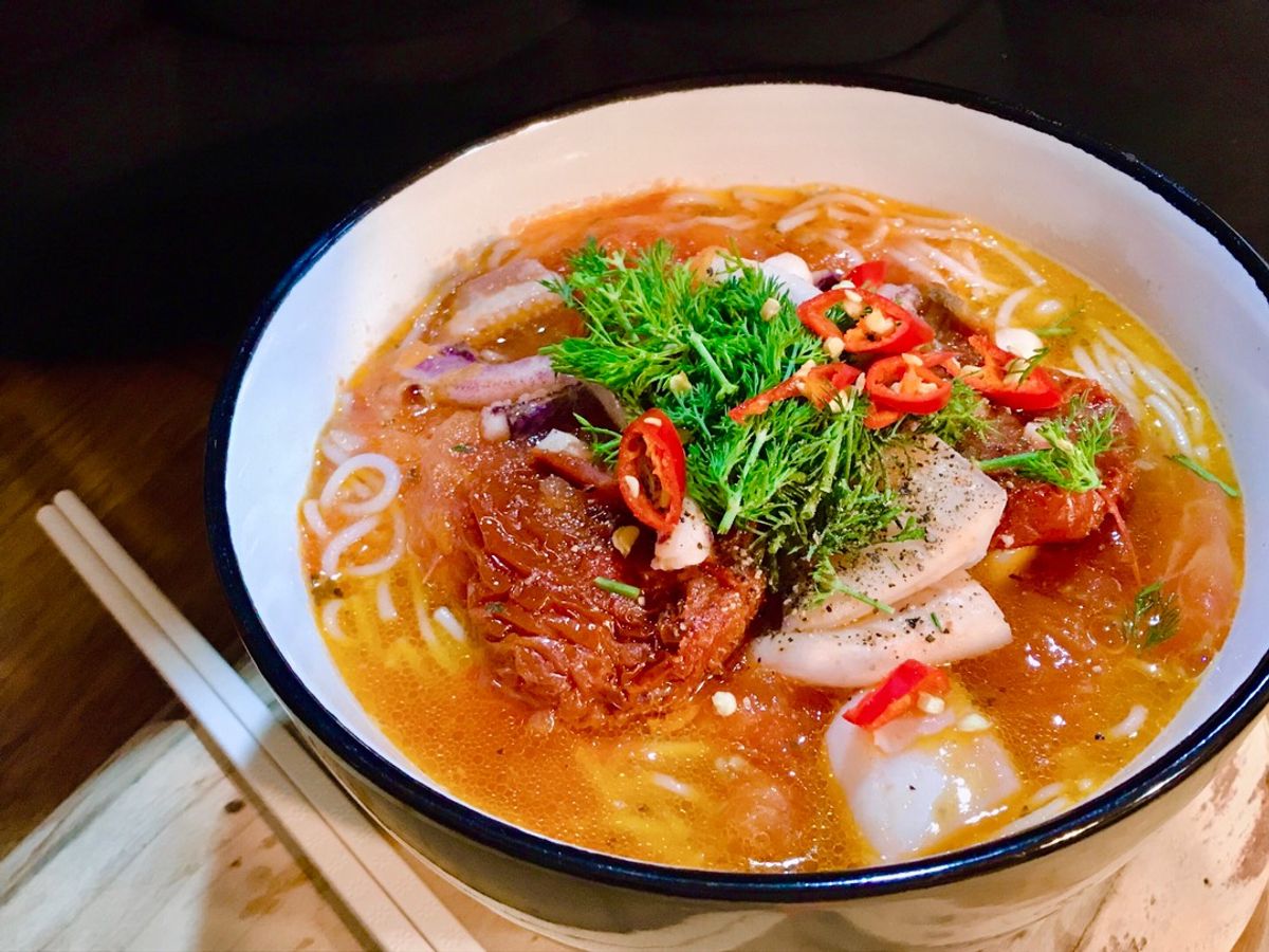 Bún Mực Cà Chua