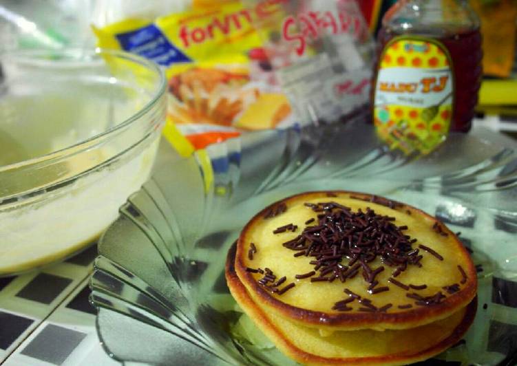 Resep Pancake (kue panekuk) oleh Diah Z - Cookpad