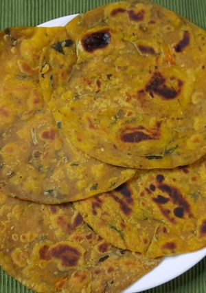 মেথির পরোটা (Methi paratha recipe in Bengali) রেসিপির প্রধান ছবি
