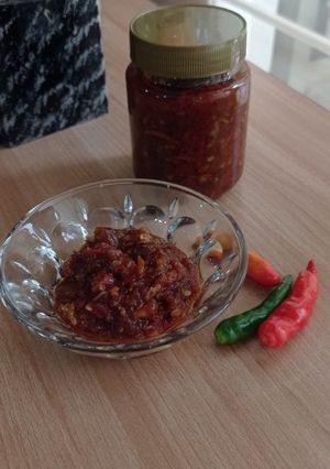 Foto resep Sambal terasi plus teri medan