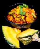 Clusterbeans Pumpkin Curry - Gavar Kaddu Sabzi