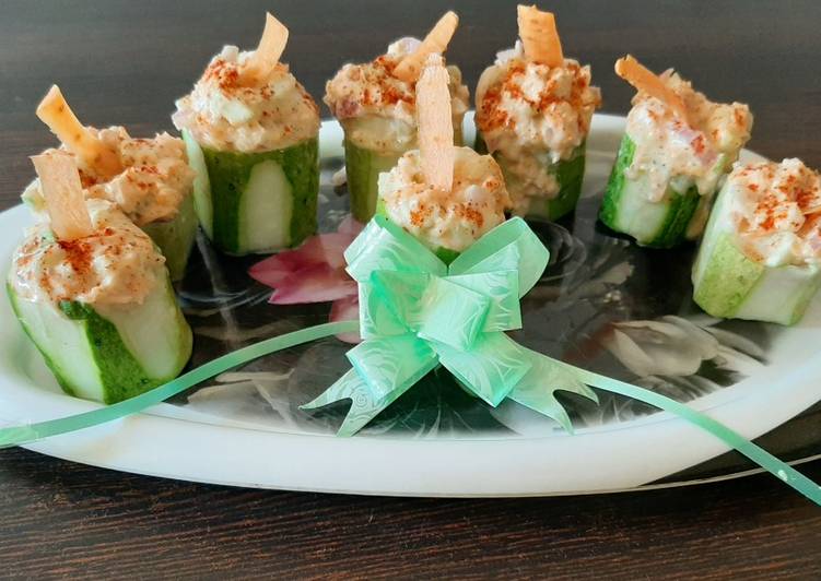 Simple Way to Make Any-night-of-the-week Cucumber cups