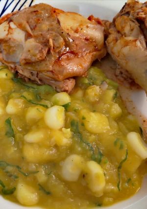Una foto de Locro de zapallo