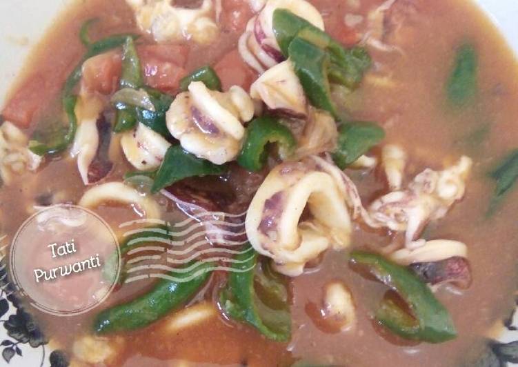 Cara mudah mengolah Cumi Saus Tiram🐙 yang Lezat Sekali