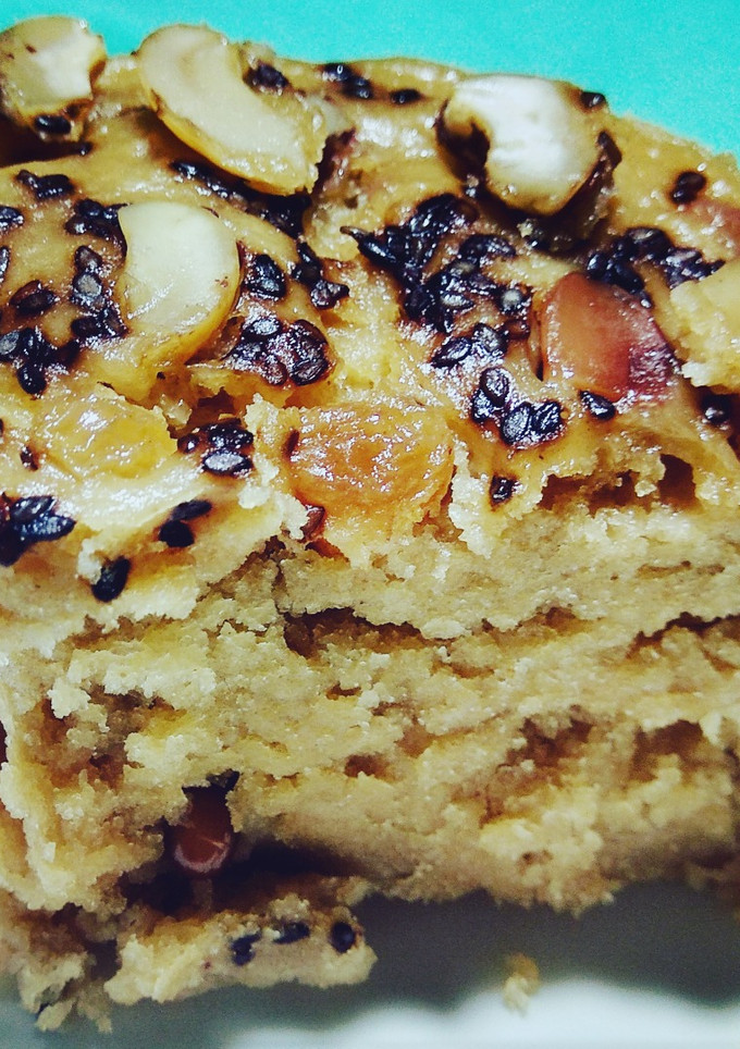 கோதுமை வேர்க்கடலை ஸ்பாஞ்ச் டீ கேக் செய்முறை முக்கிய புகைப்படம்