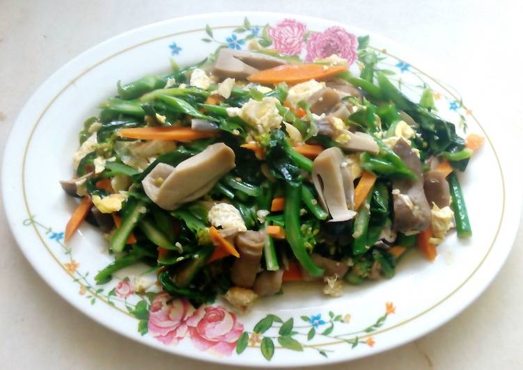 Cara Menyiapkan Oseng Sayur cah Kailan.. Ala" resep YulieA'lik Anti Gagal
