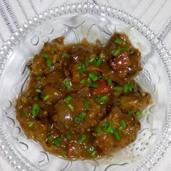 A picture of Vegetable Manchurian.