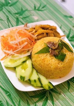 Hình của món Cơm gà.