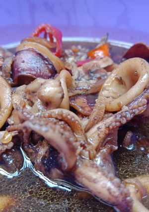 Foto resep Cumi Masak Hitam 🐙