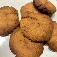 A picture of Tahini Cookies - gluten free.