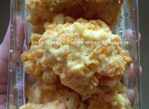 Foto resep Cornflakes butter cookies