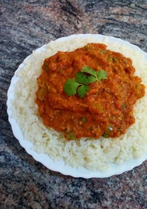 صورة لوصفة رز بالصوص بنة روعة 😋🤤💯