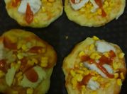 Gambar topping pizza ayam fillet