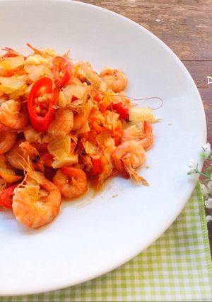 Foto resep Oseng udang