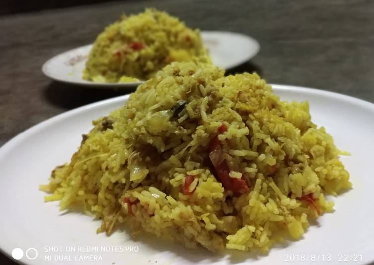 Steps to Make Tastefully Chicken fried rice