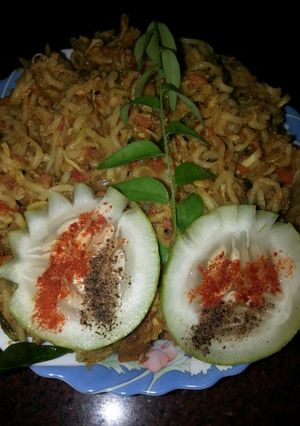 A picture of Chicken Noodles..