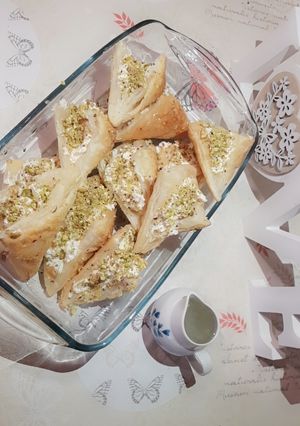 صورة لوصفة وربات بقشطة