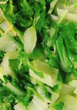 炒小白菜 的食譜成品照片