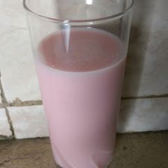 A picture of Pep rose milkshake#authors marathon.