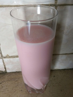 A picture of Pep rose milkshake#authors marathon.
