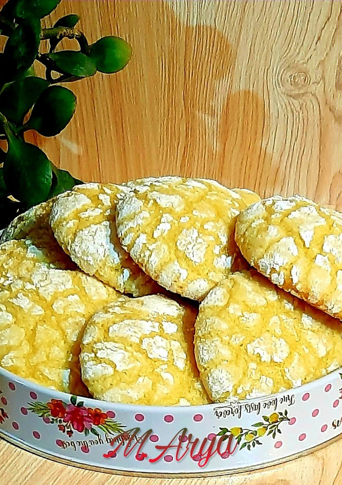 عکسی از دستور کوکی ترک‌دار زعفرانی