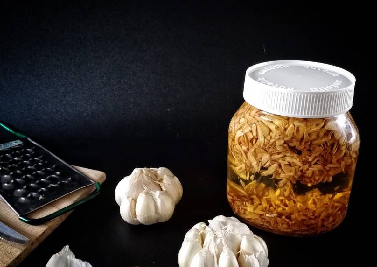 Cara Menyiapkan Minyak bawang putih Anti Ribet!