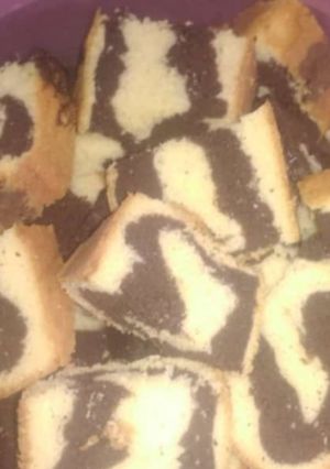 A picture of Chocolate marble cake.
