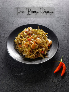 Foto resep Tumis Bunga Pepaya Tidak Pahit