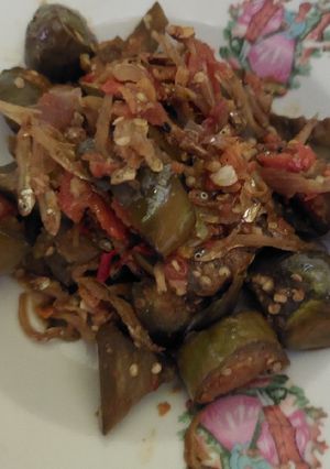 Foto resep Sambal terong teri
