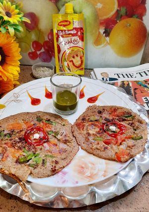 A picture of Millet Uttapam.