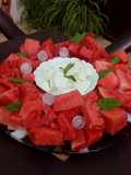 بطيخ وجبنة