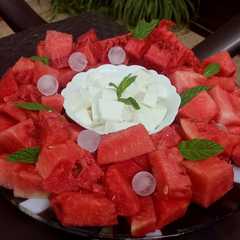 بطيخ وجبنة-レシピのメイン写真