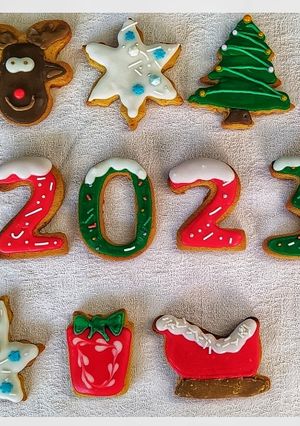 Una foto de Galletas Navideñas de jengibre 🌲🎅🎇