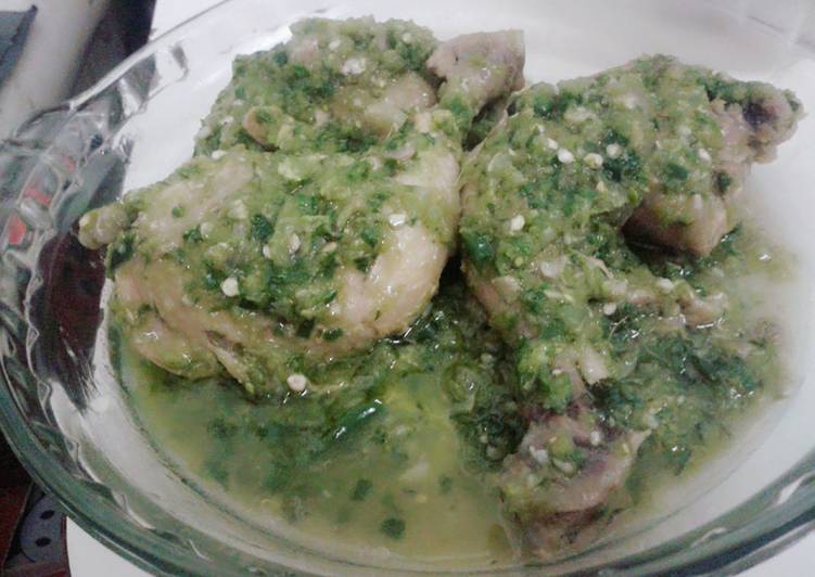 Resep Ayam cabe ijo (plus kemangi), Bisa Manjain Lidah