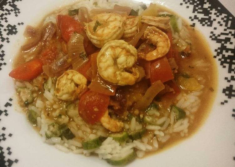 Curry de camarão à africana - Tudogosreceitas