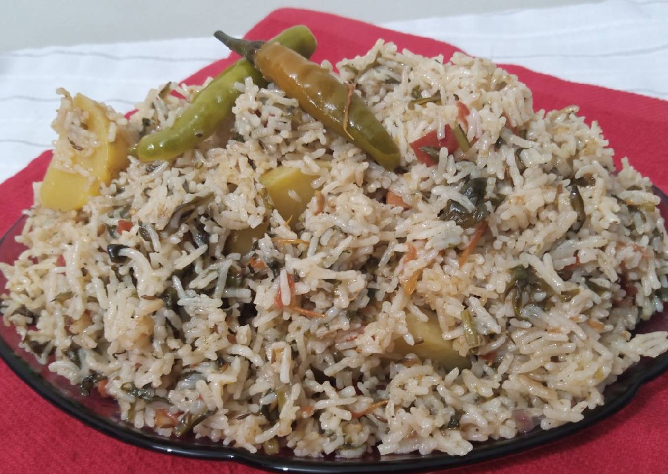 Spinach Rice π₯¬π₯¬