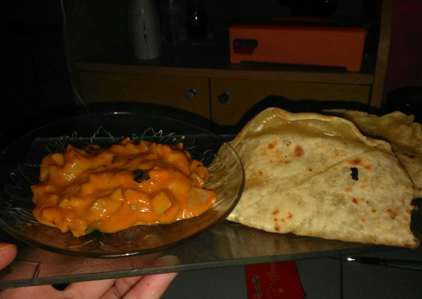 Paratha dan kuah kari